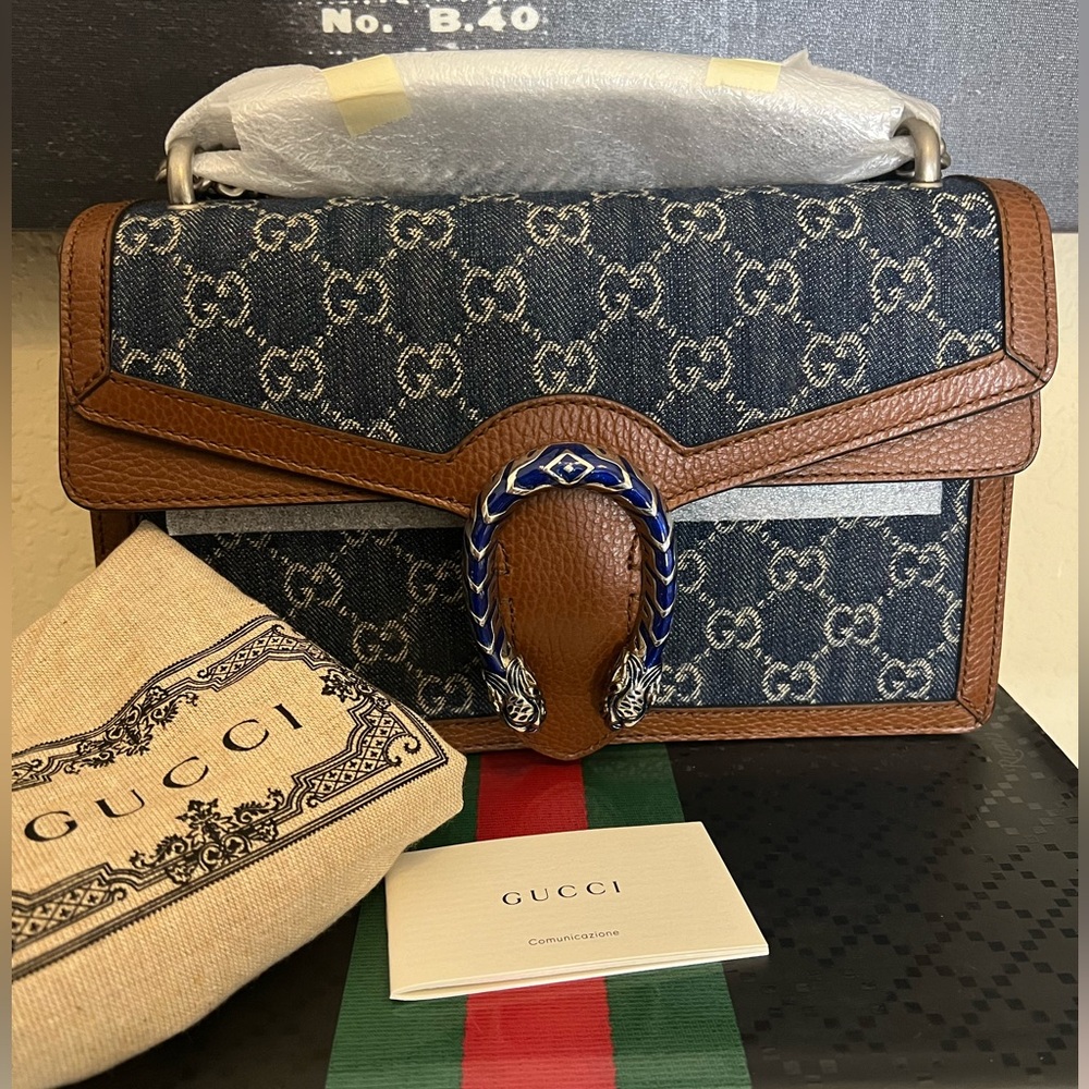 Gucci Dionysus Bag GG Denim Small